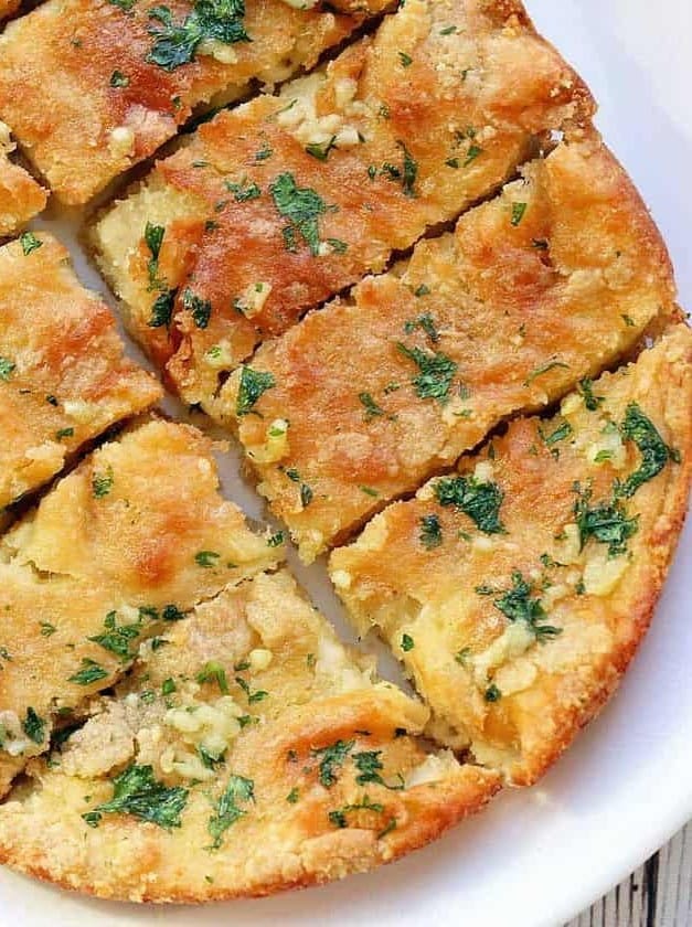 Cheesy Keto Garlic Bread