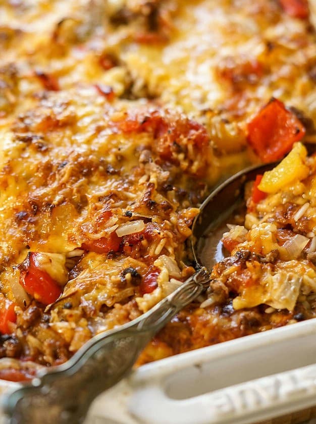 Easy Stuffed Pepper Casserole