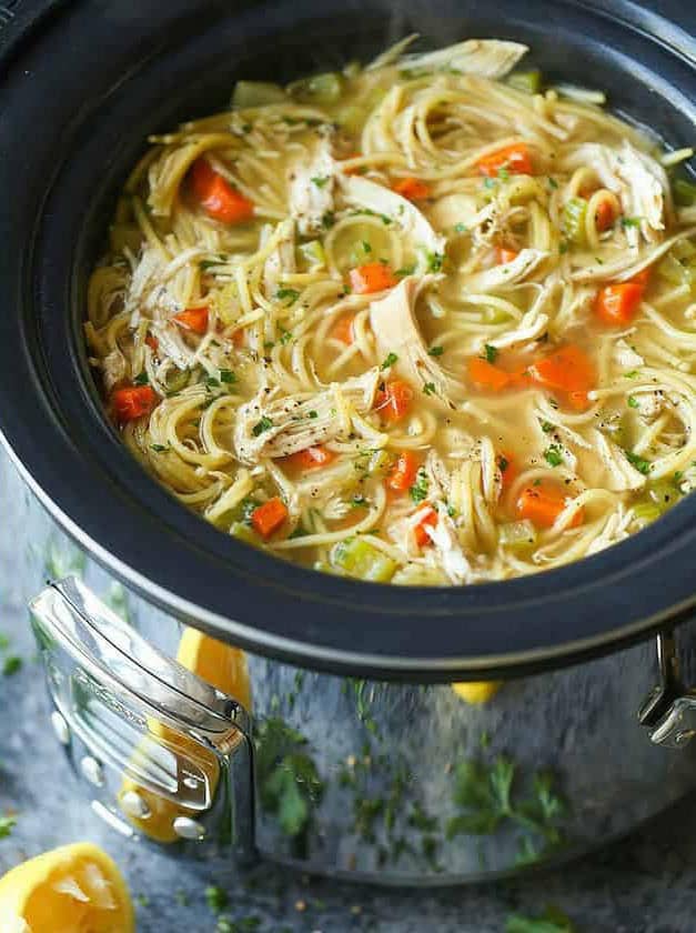 Slow Cooker Chicken Noodle Soup