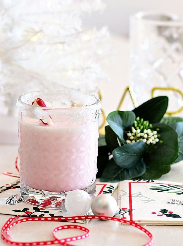 Snowflake Peppermint Cocktail