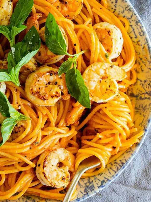 Easy Shrimp Vodka Sauce Pasta