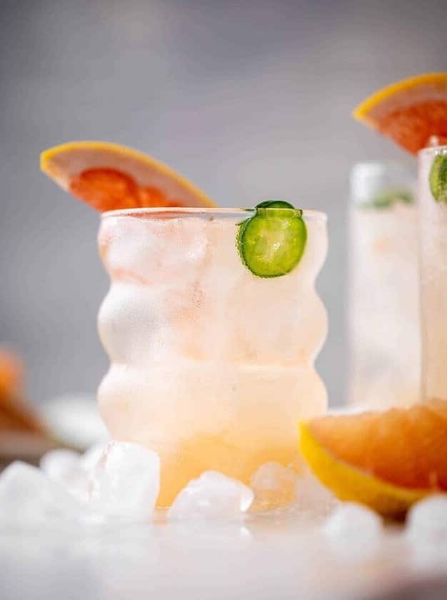 Spicy Grapefruit Tequila Soda