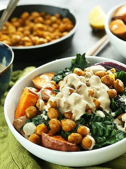 Sweet Potato Chickpea Buddha Bowl