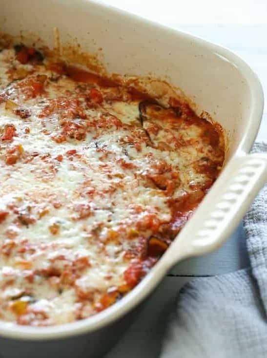 Baked Ratatouille with Havarti Cheese