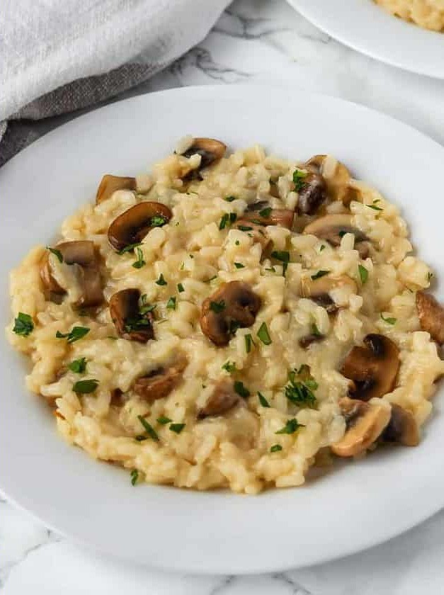 Baby Bella Mushroom Risotto