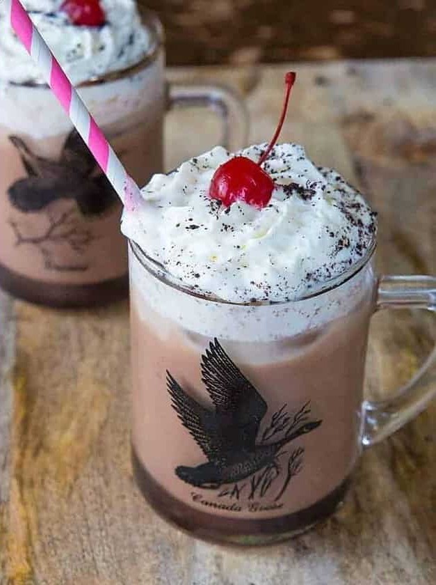 Spiked Chocolate Iced Coffee