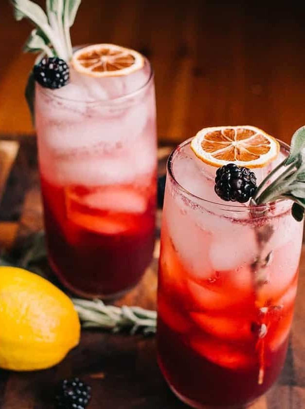 Blackberry Ginger Gin Smash