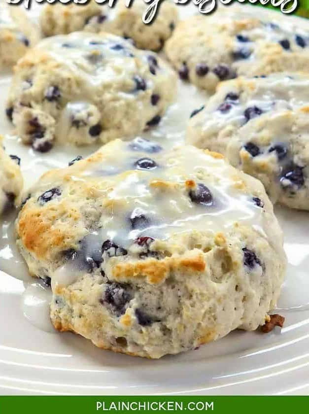 Quick Blueberry Biscuits