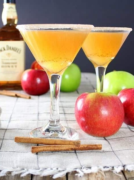 Apple Cider Honey Jack Martini