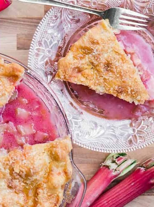 Fresh Rhubarb Pie