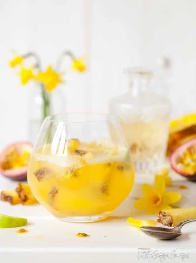 Spring Gin & Tonic With Passionfruit & Pineapple