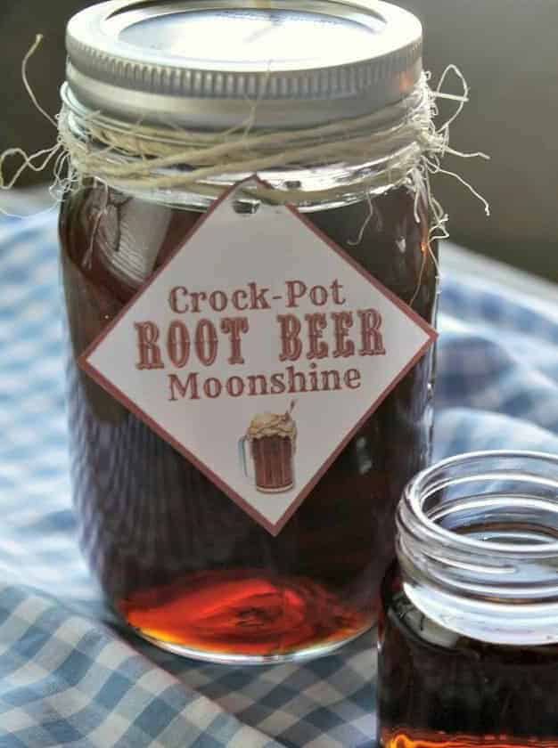 Crock-Pot Root Beer Moonshine