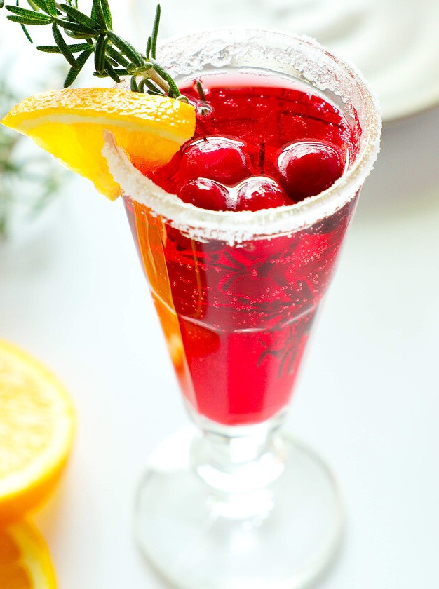 Cranberry Mimosa