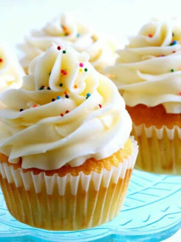 Gluten-Free Vanilla Cupcakes