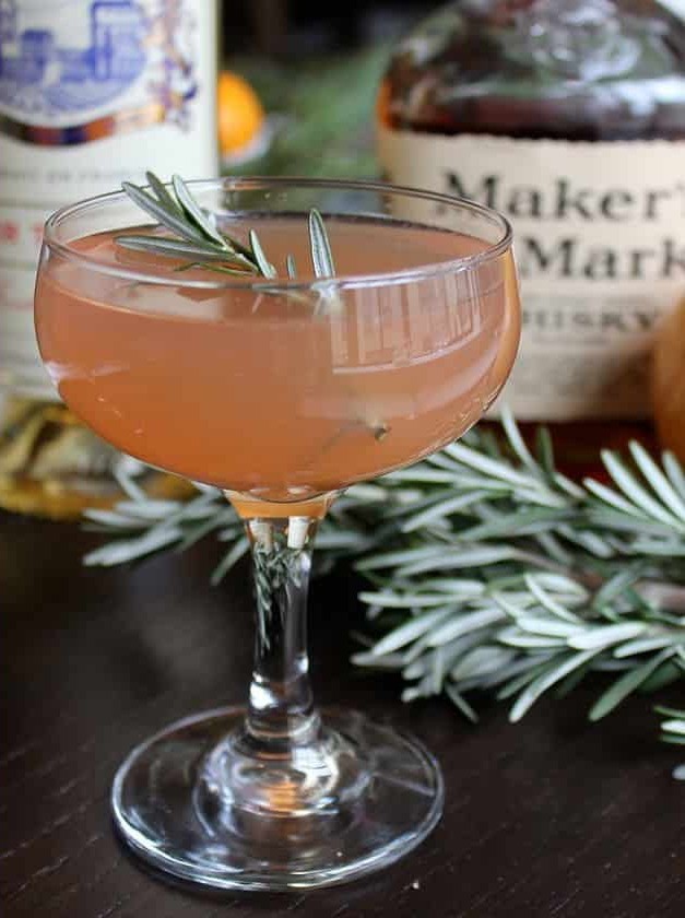 Bourbon Grapefruit Smash