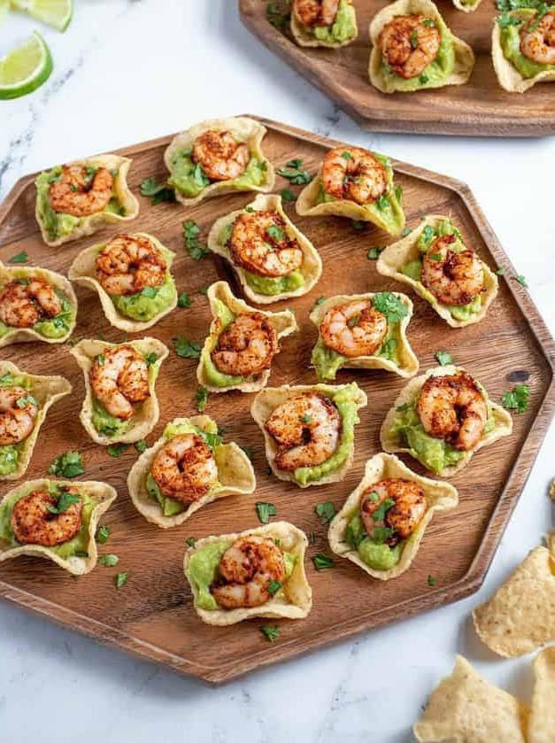 Shrimp Guacamole Bites