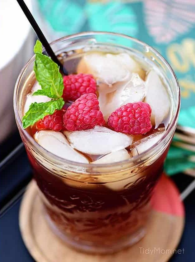 Raspberry Hard Iced Tea Cocktail