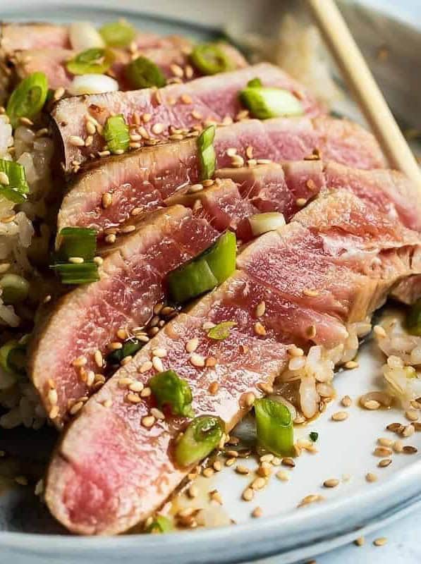 Ahi Tuna with Ponzu Sauce