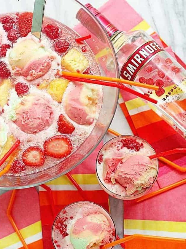 Rainbow Sherbet Punch