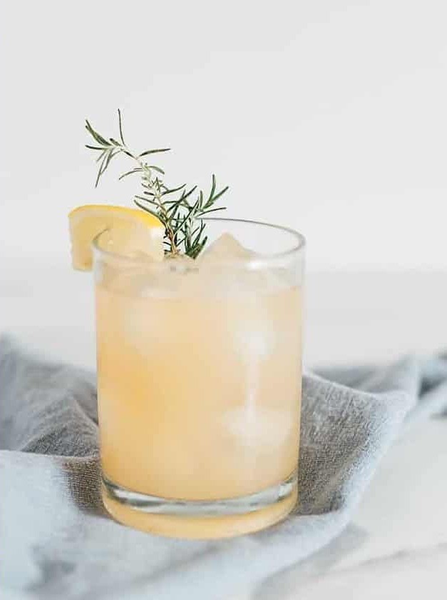 Honey Chamomile Whiskey Cocktail