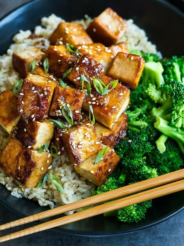 Honey Garlic Tofu