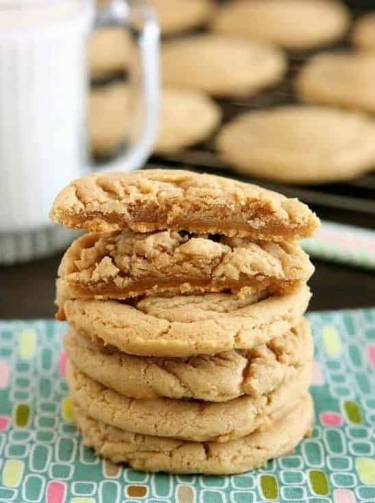 Thick and Chewy Peanut Butter Cookies