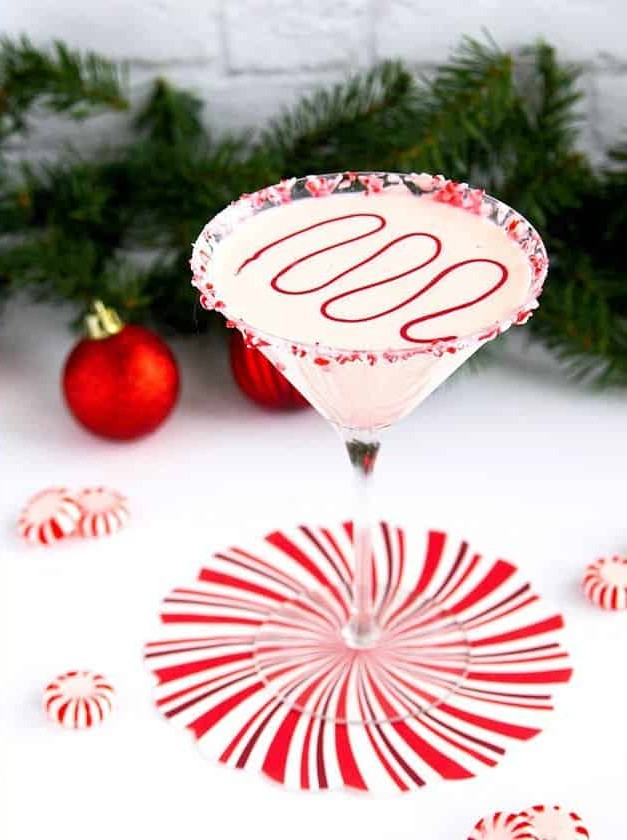 White Chocolate Peppermint Martini