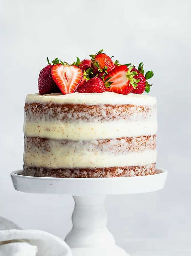 Fresh Strawberry Naked Layer Cake