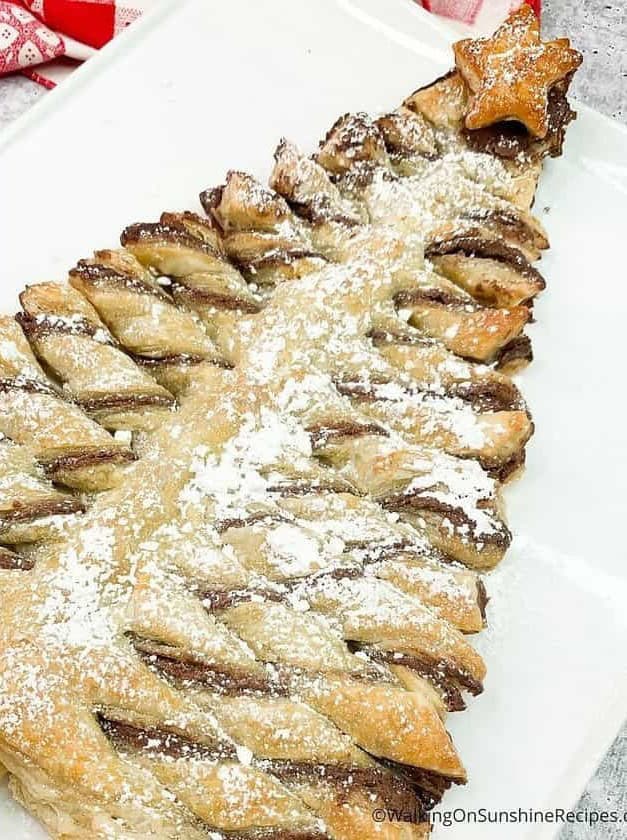 Nutella Puff Pastry Christmas Tree