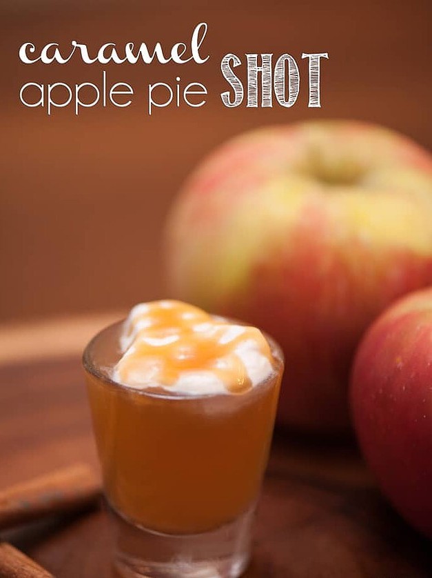 Caramel Apple Pie Shot