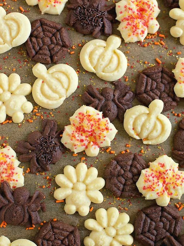 Fall Spritz Cookies