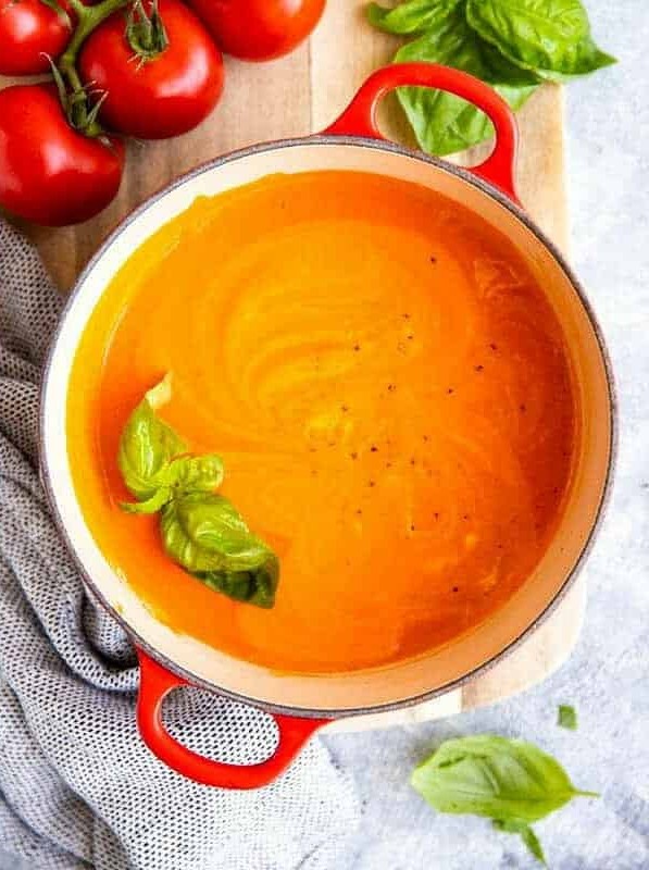 Garlic Roasted Tomato Soup