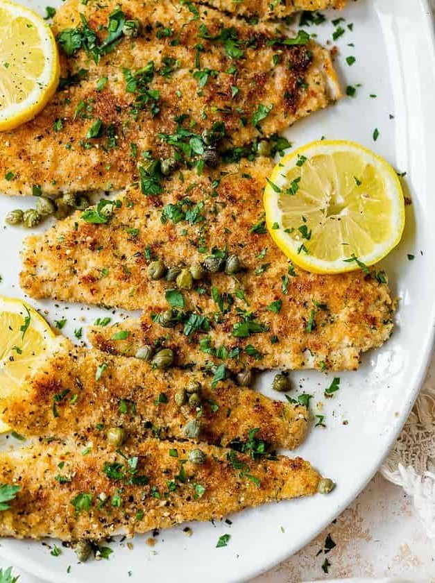 Flounder Piccata