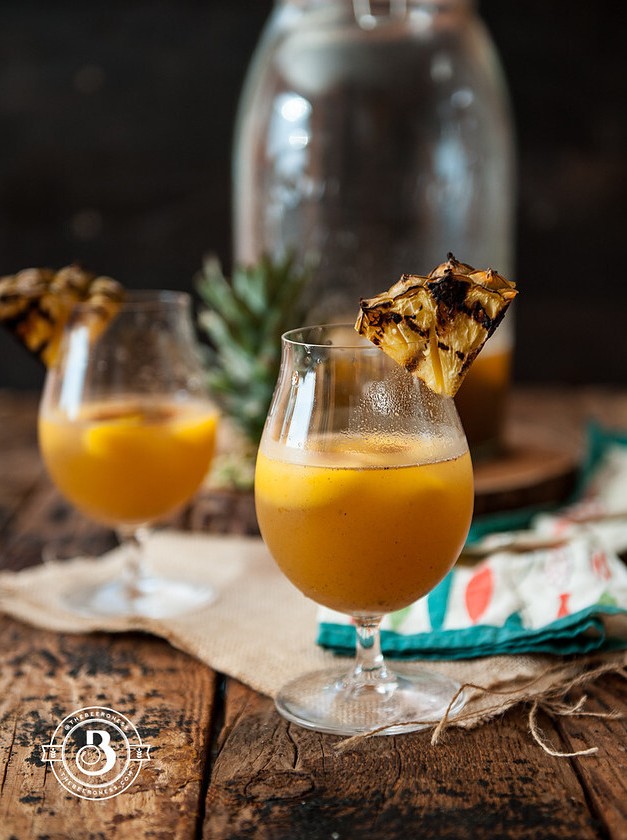 Grilled Pineapple Beer Sangria