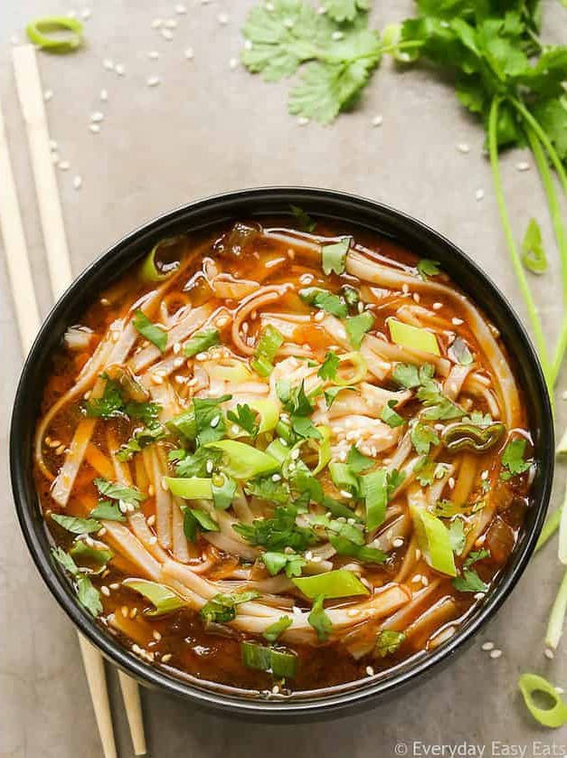 Asian Spicy Noodle Soup