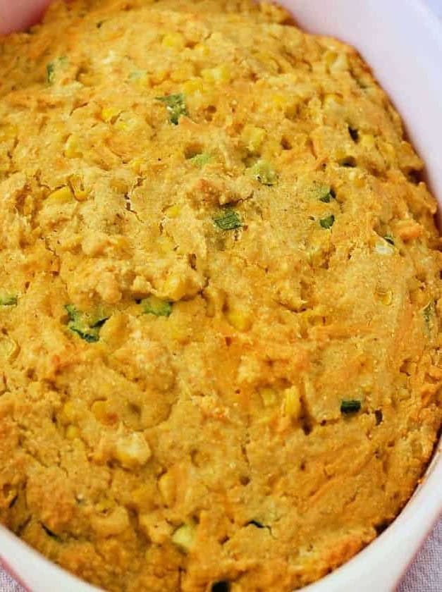 Classic Vegan Cornbread Casserole