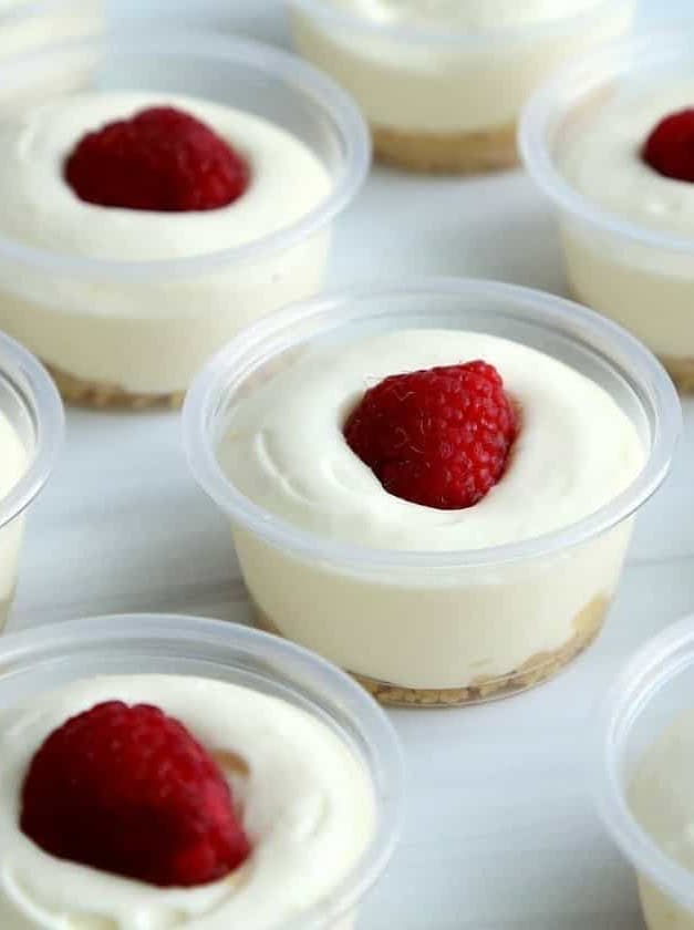 Lemon Raspberry Dessert Cups