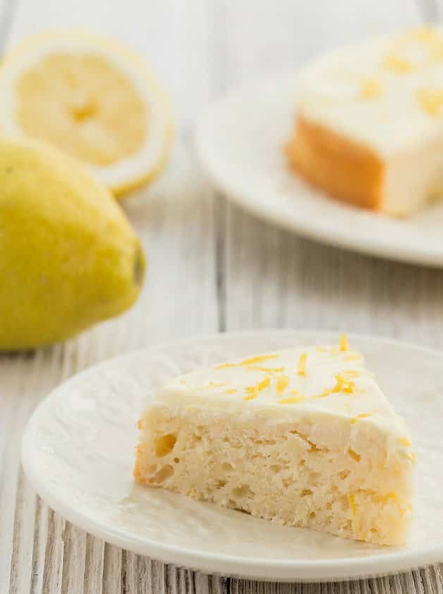 Low-Fat Sugar-Free Lemon Cake