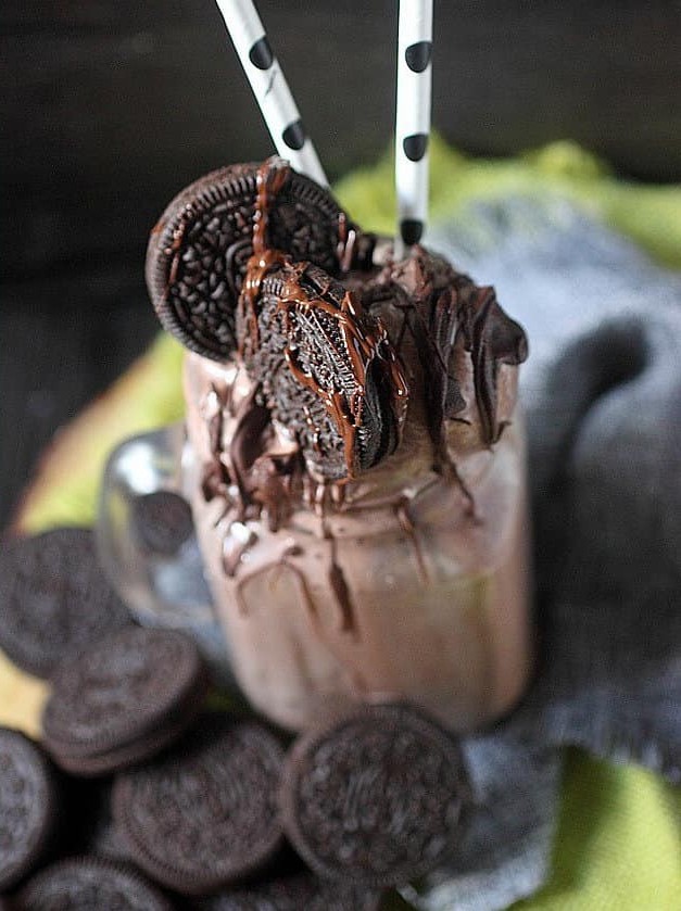 Boozy Oreo & Chocolate Milkshake