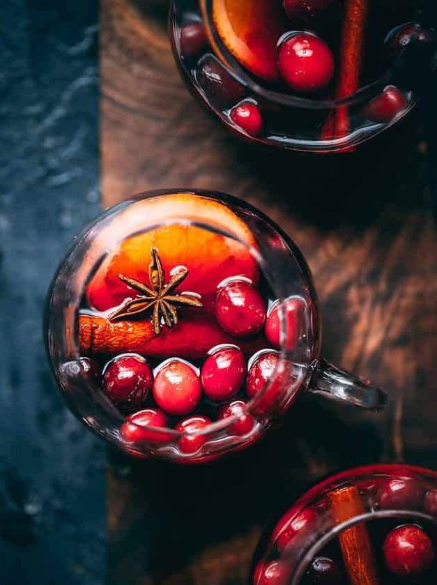 Cranberry Molasses Mulled Wine