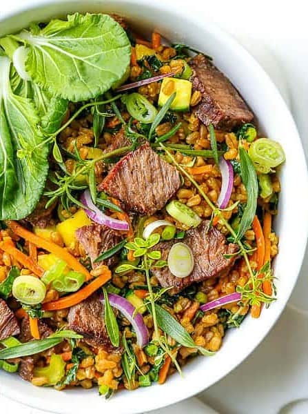 Steak Farro Bowl