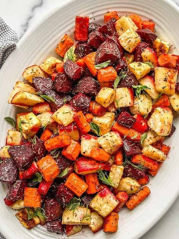 Oven Roasted Root Vegetables