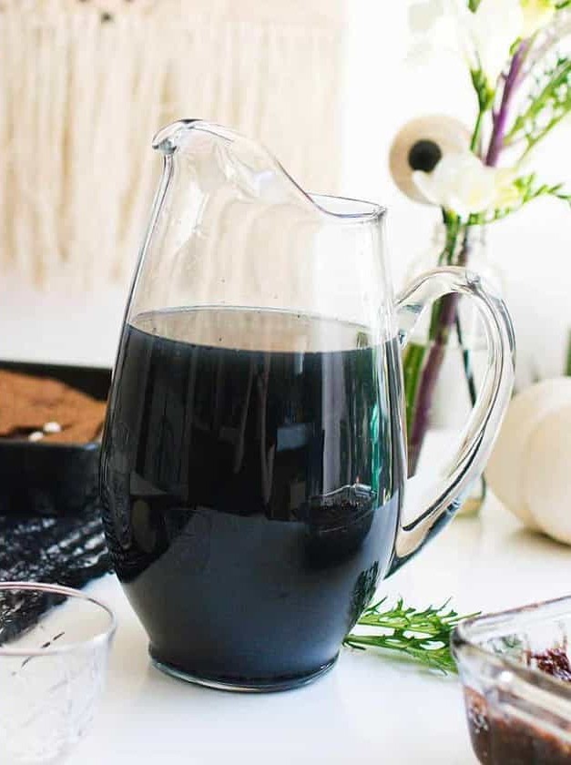 Black Halloween Vodka Punch