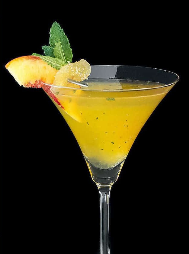 Peach Ginger-Tini