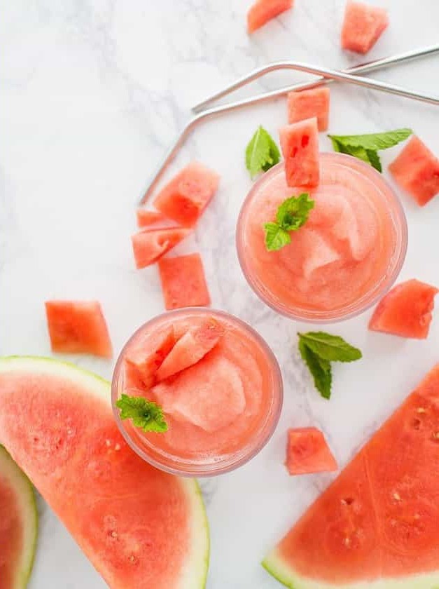 Watermelon White Wine Slushie