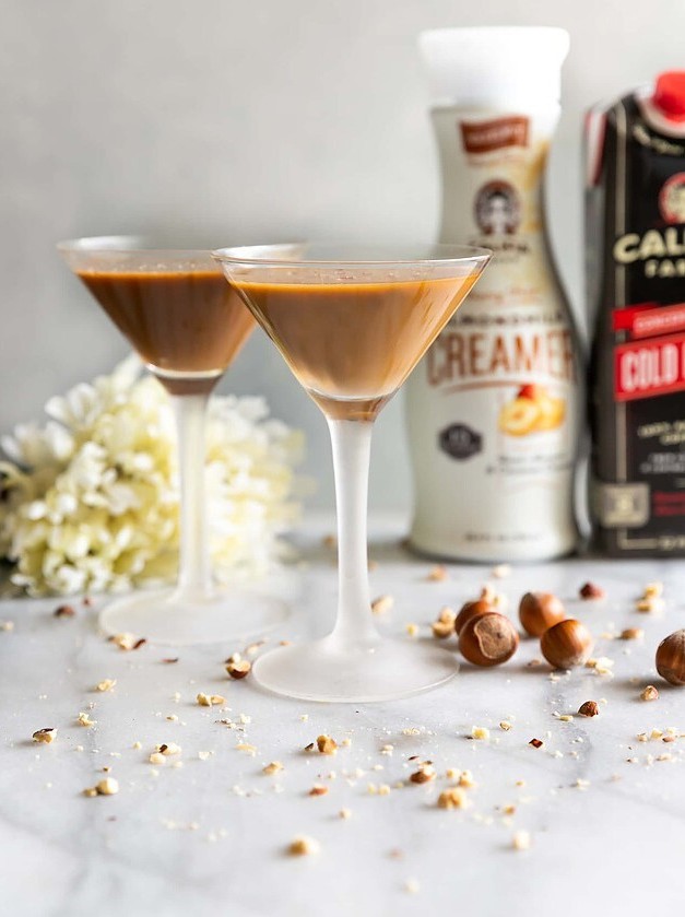 Creamy Hazelnut Cold Brew Martini