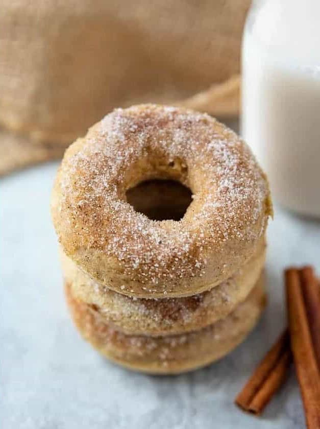 Cinnamon Sugar Baked Donuts