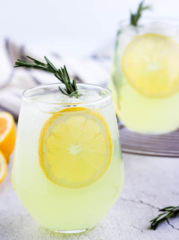 Rosemary Lemonade Spritzers