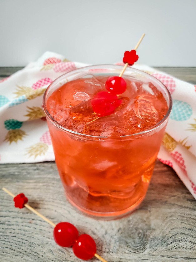 Dirty Shirley Temple Cocktail