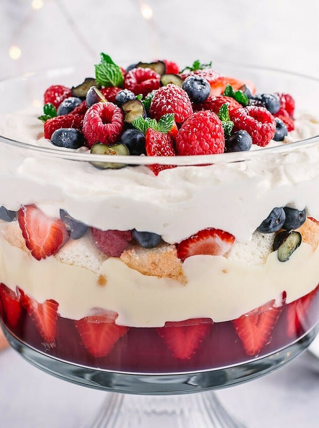 Holiday Berry Trifle